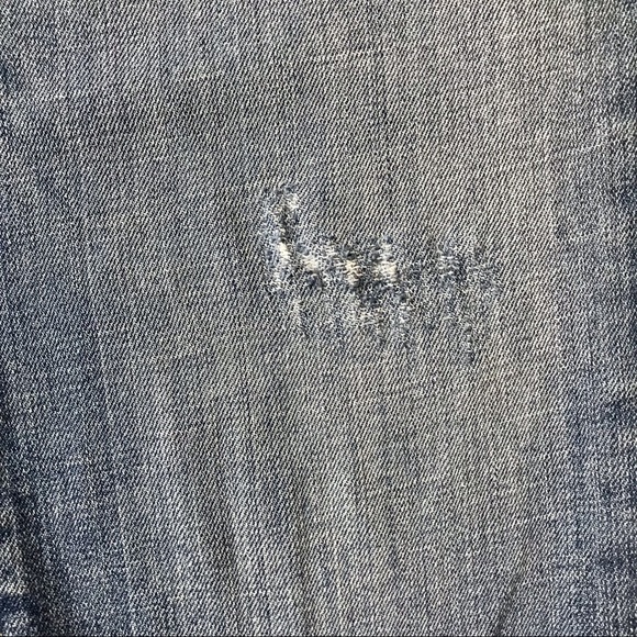 Eileen Fisher Classic Straight Leg Distressed Denim Jeans Size 6, runs large - Picture 4 of 14